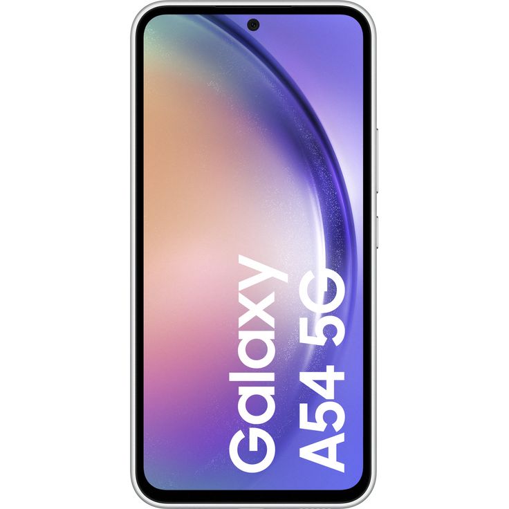 Samsung Galaxy A54 5G Smartphone 16,256cm (6,4 Zoll) AMOLED-Display, 128GB interner Speicher, 8GB RAM, Dual-SIM, Android 13, Awesome White – Bild 2