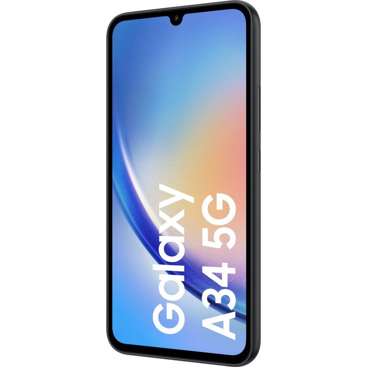 Samsung Galaxy A34 5G Smartphone 16,764 cm (6,6 Zoll) AMOLED-Display, 128GB interner Speicher, 6GB RAM, Dual-SIM, Android 13, Awesome Graphite – Bild 4