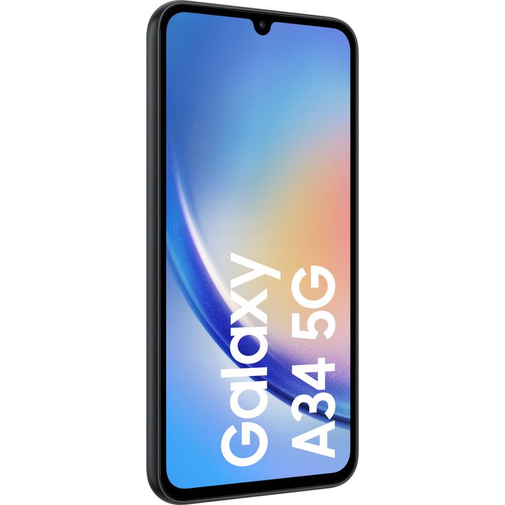 Samsung Galaxy A34 5G Smartphone 16,764 cm (6,6 Zoll) AMOLED-Display, 128GB interner Speicher, 6GB RAM, Dual-SIM, Android 13, Awesome Graphite – Bild 5