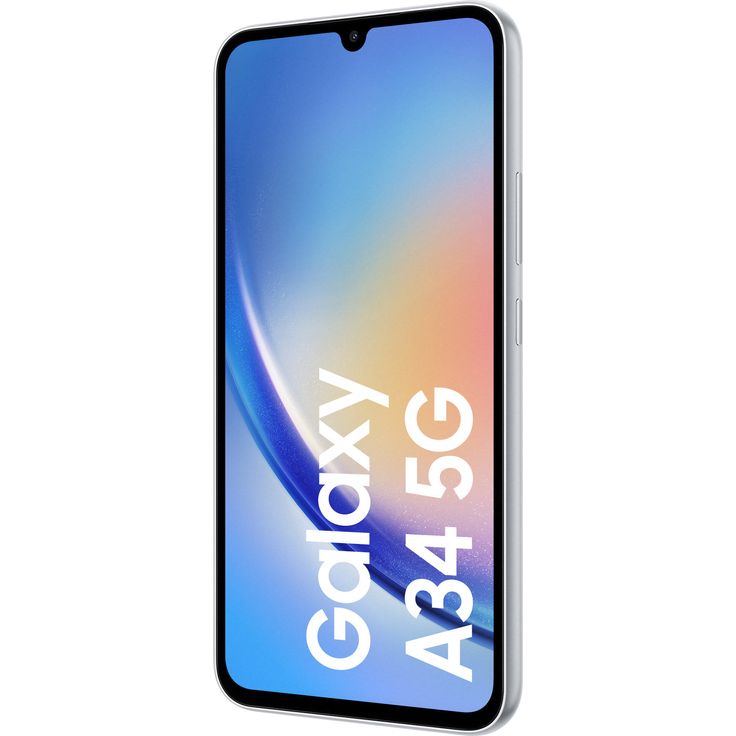 Samsung Galaxy A34 5G Smartphone 16,764 cm (6,6 Zoll) AMOLED-Display, 256GB interner Speicher, 8GB RAM, Dual-SIM, Android 13, Awesome Silver – Bild 4