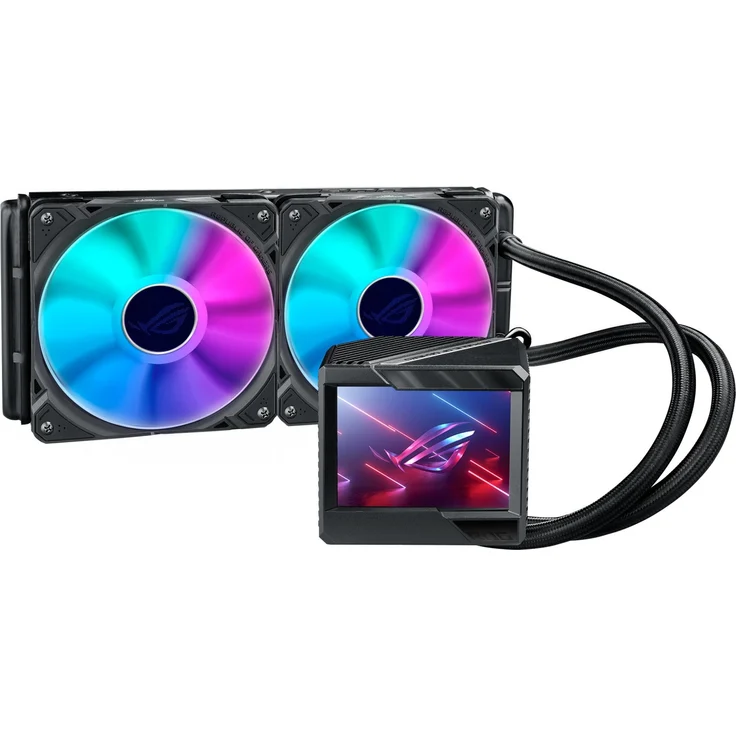 ASUS ROG Ryujin II 240 ARGB All-in-One Flüssig-CPU-Kühler mit 3,5"-LCD – Bild 1