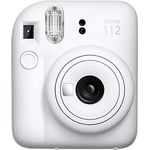 Fujifilm Instax Mini 12 Sofortbildkamera, clay white