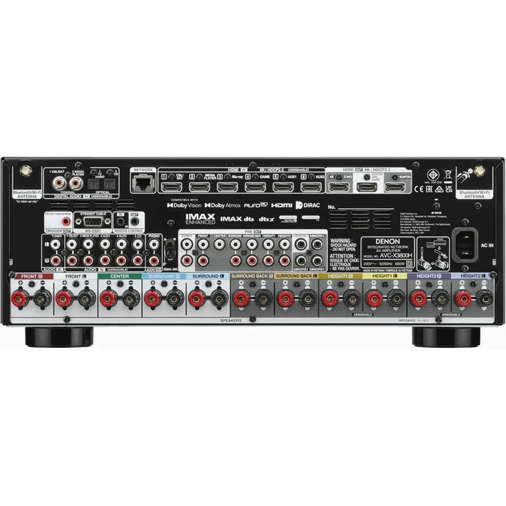 Denon AVC-X3800H 9.4 Kanal AV-Receiver, 660 W, schwarz – Bild 2