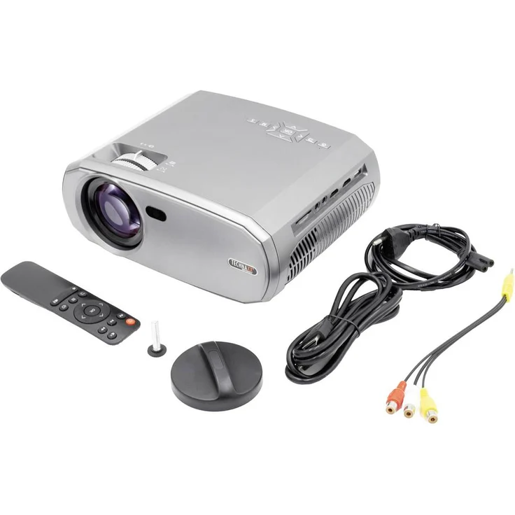 Technaxx TX-177 Mini-Beamer Full HD, 15.000 ANSI-Lumen, Bildverhältnis 16:9, silber – Bild 6