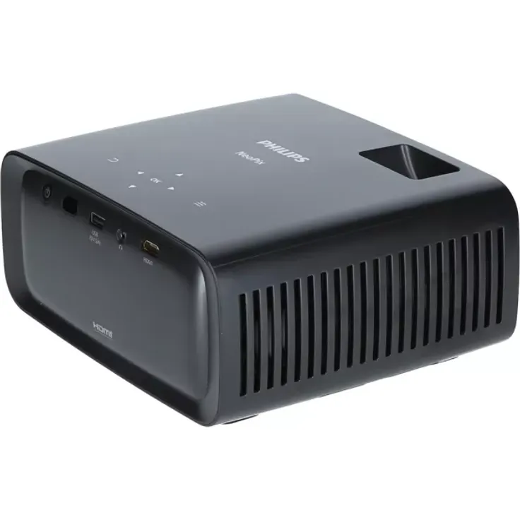 Philips NPX120 NeoPix N120 Mini-Beamer HD ready, 100 ANSI-Lumen, Bildverhältnis 16:9, schwarz – Bild 3