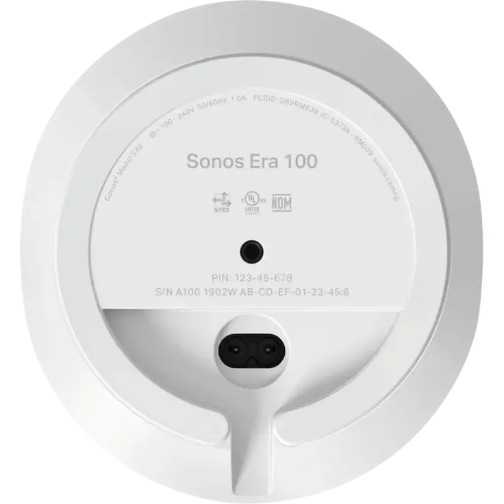 Sonos Era 100 Streaming-Lautsprecher (Stereo, Bluetooth 5.0, Touch), weiß  – Bild 7