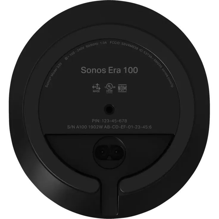 Sonos Era 100 Streaming-Lautsprecher ((Stereo, Bluetooth 5.0, Touch), schwarz – Bild 7