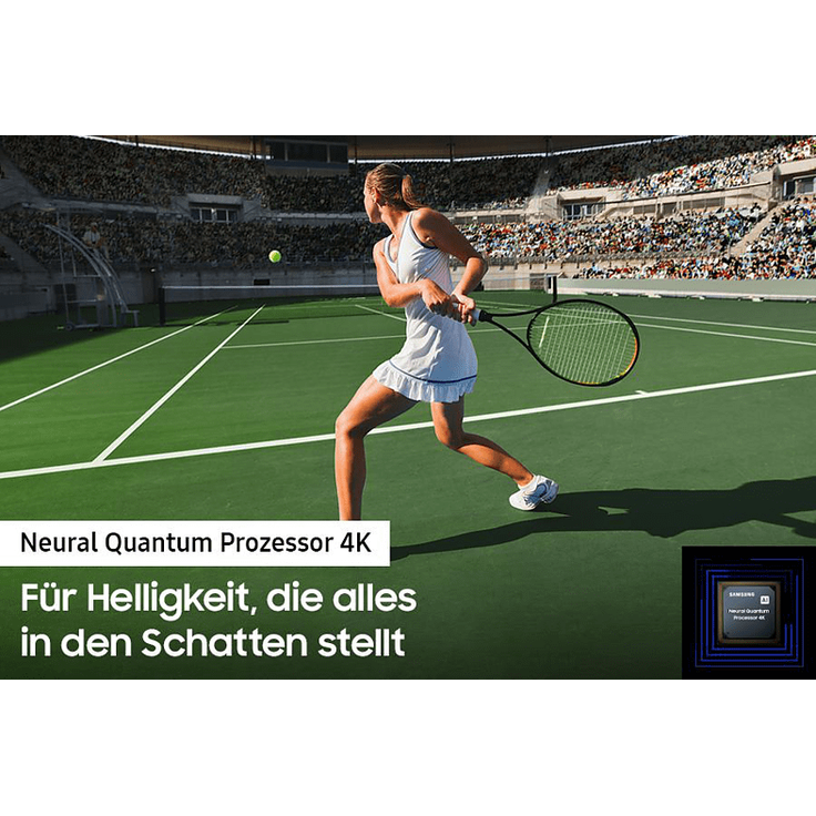 Samsung GQ65S90CAT 163 cm (65 Zoll) QD-OLED Smart TV (Ultra HD, HDR10+, HLG, OLED) Twin-HD-Triple-Tuner (Satellit, Antenne, Kabel) Modelljahr 2023 Energieklasse F (DE-Modell) – Bild 6