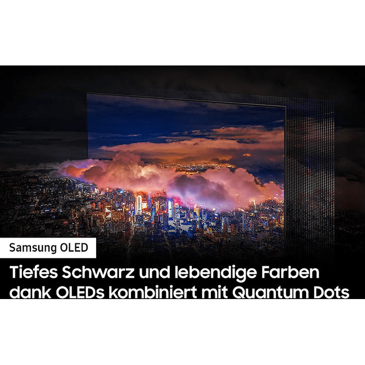 Samsung GQ65S90CAT 163 cm (65 Zoll) QD-OLED Smart TV (Ultra HD, HDR10+, HLG, OLED) Twin-HD-Triple-Tuner (Satellit, Antenne, Kabel) Modelljahr 2023 Energieklasse F (DE-Modell) – Bild 4