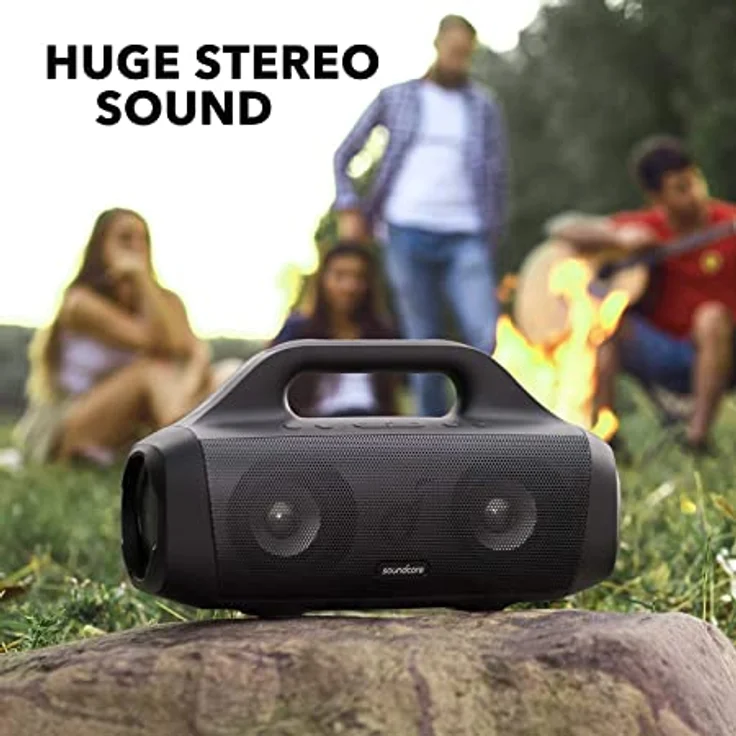 Anker Soundcore Motion Boom tragbarer Bluetooth-Lautsprecher, wasserbeständig, IPX7, schwarz – Bild 2
