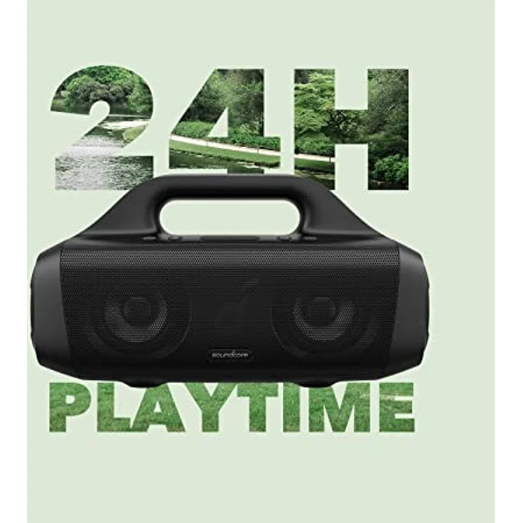 Anker Soundcore Motion Boom tragbarer Bluetooth-Lautsprecher, wasserbeständig, IPX7, schwarz – Bild 6