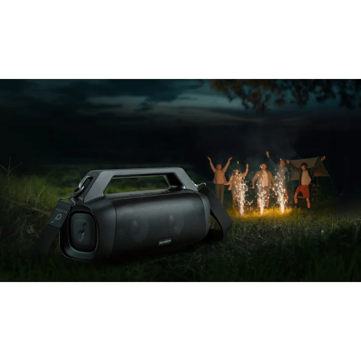 Anker Soundcore Motion Boom Plus tragbarer Bluetooth-Lautsprecher, wasserfest, IP67 mit PartyCast 2.0, schwarz – Bild 9