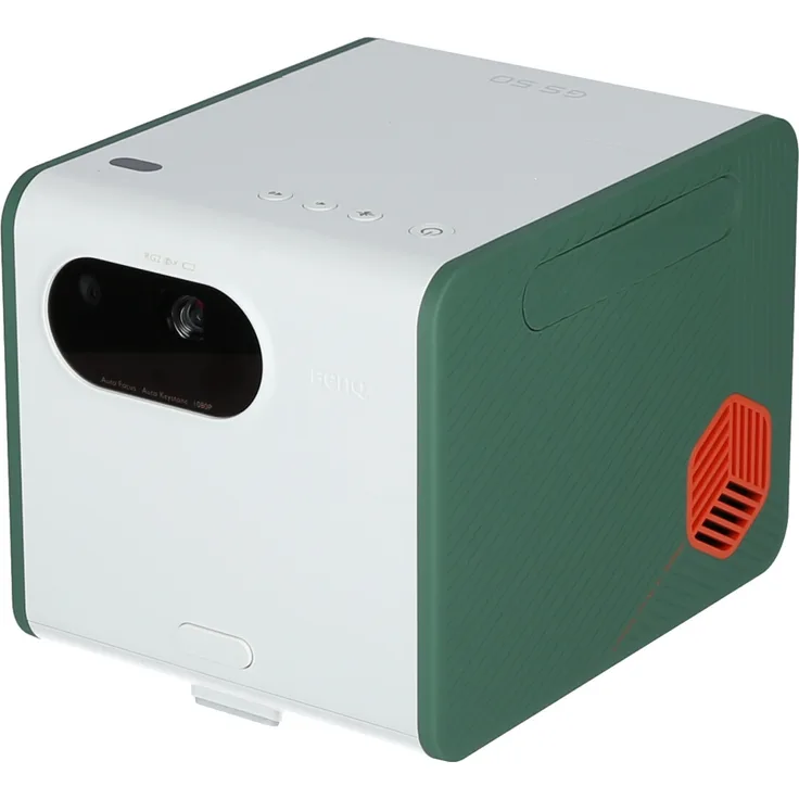 BenQ Projektoren GS50  Mini-Beamer Full HD, 500 ANSI-Lumen, Bildverhältnis 16:9, weiß/grün