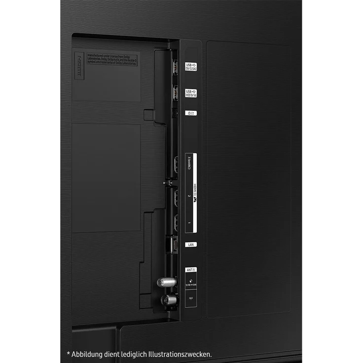 Samsung GU65CU8079U 163 cm (65 Zoll) Crystal UHD Smart TV (Ultra HD, HDR10+, HDR, HLG, Edge LED) HD-Triple-Tuner (Satellit, Antenne, Kabel) Modelljahr 2023 Energieklasse G (DE-Modell) – Bild 4