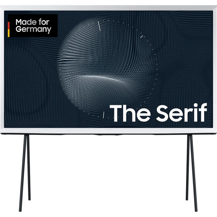 Samsung GQ50LS01BGU The Serif (2023) 125 cm (50 Zoll) QLED Smart TV (Ultra HD, HDR10+ Adaptive, HDR10+ Gaming, HDR, HLG, Edge LED) HD-Triple-Tuner (Satellit, Antenne, Kabel) Modelljahr 2023 Energieklasse G (DE-Modell) – Bild 1