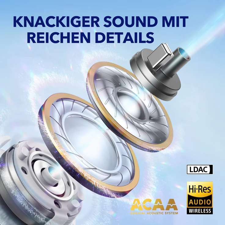 Anker Soundcore Liberty4 In-Ear-Kopfhörer (Freisprechfunktion), grau – Bild 2