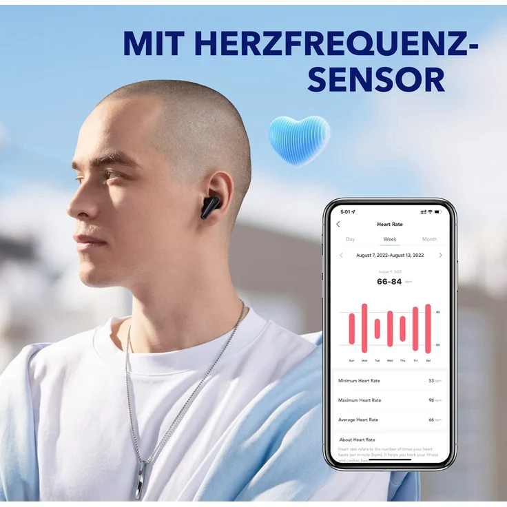 Anker Soundcore Liberty4 In-Ear-Kopfhörer (Freisprechunktion), schwarz – Bild 4