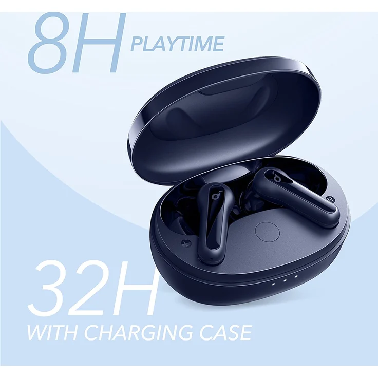 Anker Soundcore Life P2 Mini In-Ear-Kopfhörer (Schnellladefunktion), blau – Bild 6