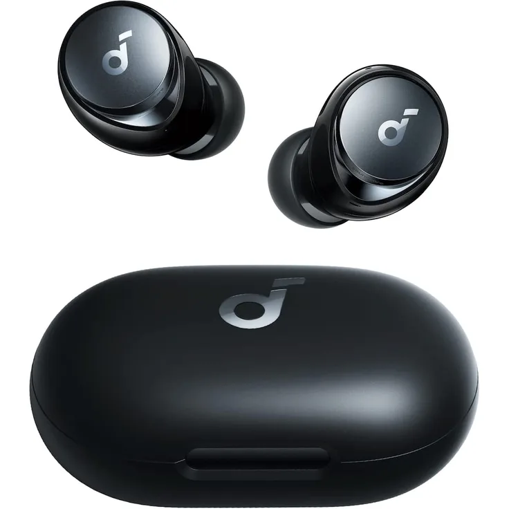 Anker Soundcore A40 In-Ear-Kopfhörer (Schnellladefunktion (10 Minuten für 4 h Laufzeit), Freisprechfunktion, MultiPoint), schwarz