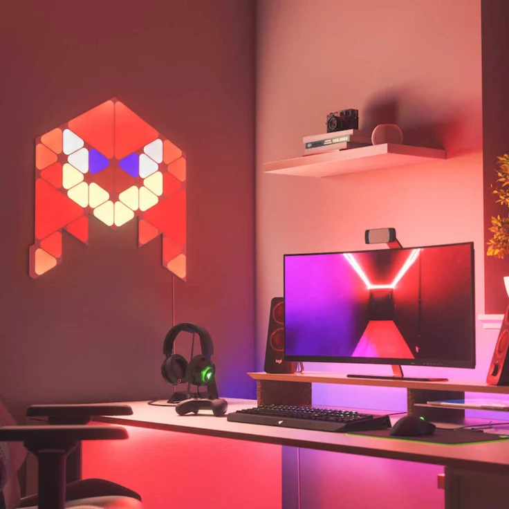 Nanoleaf Shapes Sonic Starter Kit Triangles & Mini - 32 Panels – Bild 3