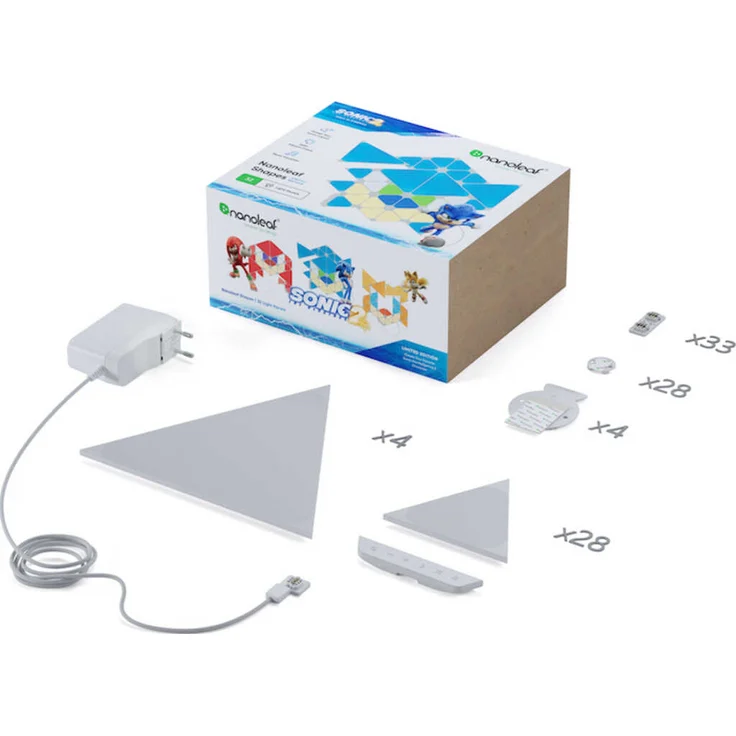 Nanoleaf Shapes Sonic Starter Kit Triangles & Mini - 32 Panels – Bild 4