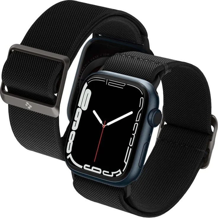Spigen FIT LITE Apple Watch 4 - 5 - 6 - 7 - 8 - SE - ULTRA (42 - 44 - 45 - 49 MM) SCHWARZ – Bild 1