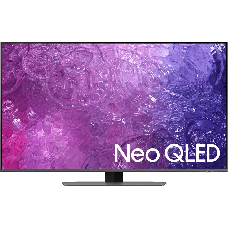 Samsung GQ65QN90CAT 163 cm (65 Zoll) Neo QLED Mini LED Smart TV (Ultra HD, HDR10+ Adaptive, HDR10+ Gaming, HDR, HLG, Mini LED) Twin-HD-Triple-Tuner (Satellit, Antenne, Kabel) Modelljahr 2023 Energieklasse F (DE-Modell)