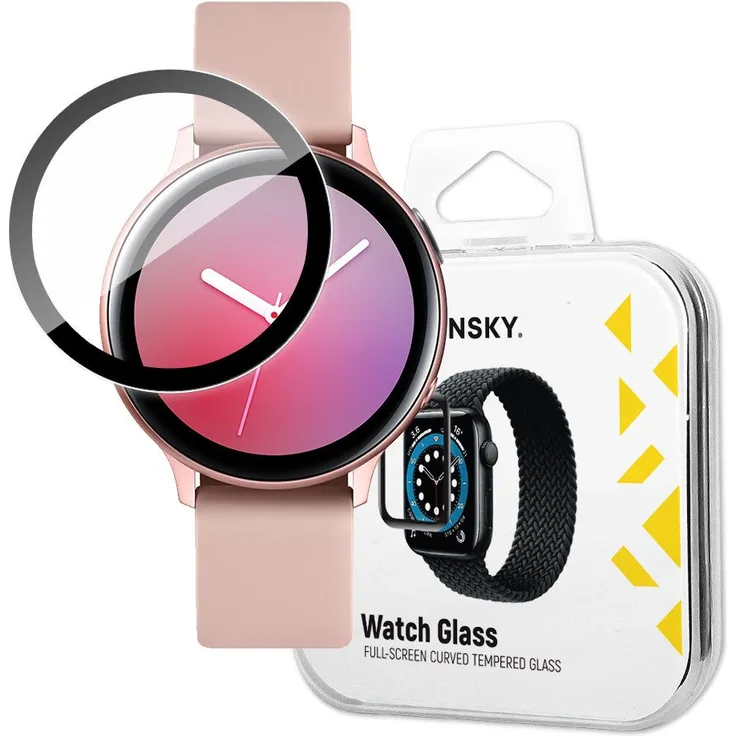 WOZINSKY für Samsung Galaxy Watch Active 2 44 mm Schwarz
