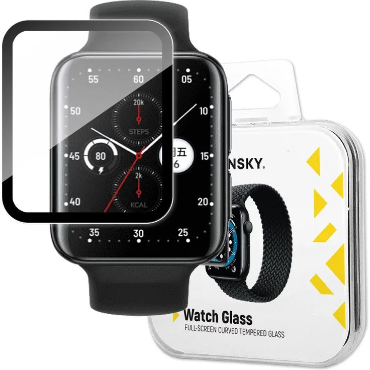 WOZINSKY für Oppo Watch 2 46 mm schwarz
