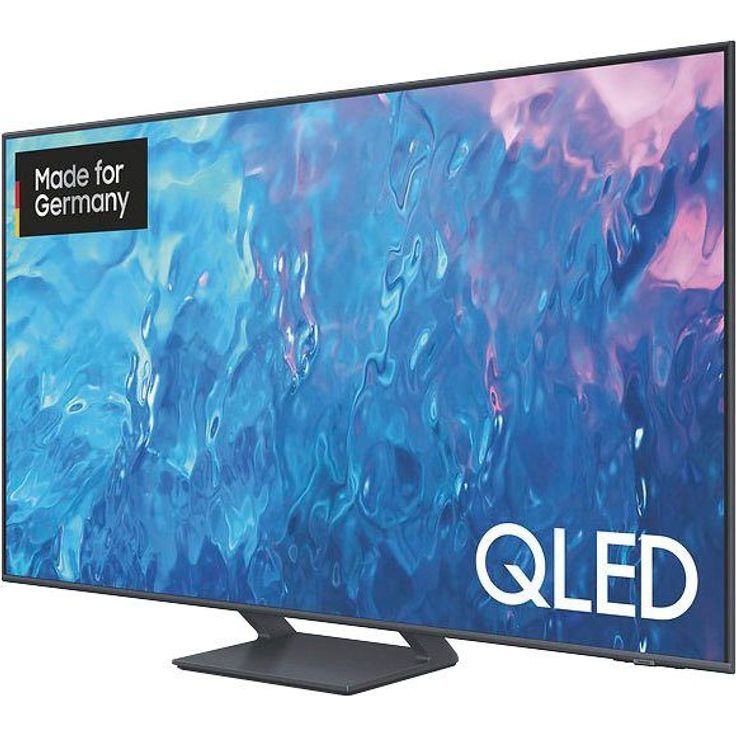 Samsung GQ75Q70CAT 189 cm (75 Zoll) QLED Smart TV (Ultra HD, HDR10+ Adaptive, HDR10+ Gaming, HDR, HLG, Edge LED) Twin-HD-Triple-Tuner (Satellit, Antenne, Kabel) Modelljahr 2023 Energieklasse F (DE-Modell) – Bild 2