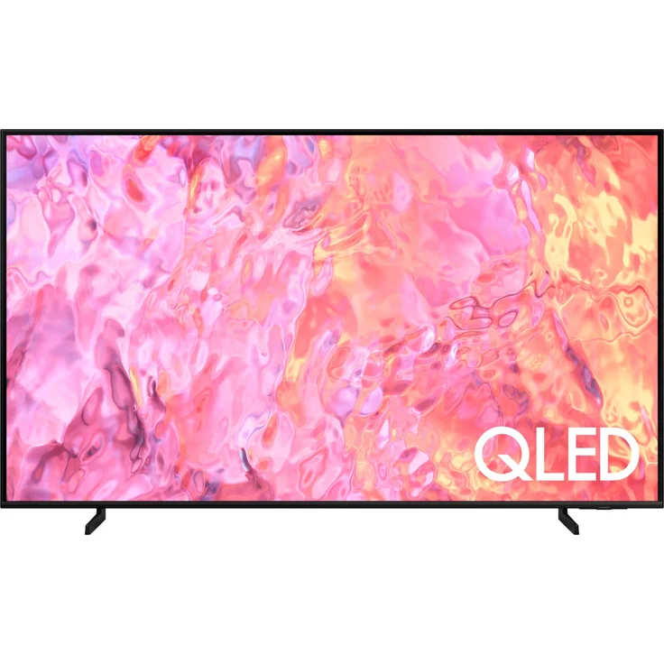 Samsung GQ65Q60CAU 163 cm (65 Zoll) QLED Smart TV (Ultra HD, HDR10+ Adaptive, HDR10+, HDR, HLG, Edge LED) HD-Triple-Tuner (Satellit, Antenne, Kabel) Modelljahr 2023 Energieklasse F (DE-Modell) – Bild 1