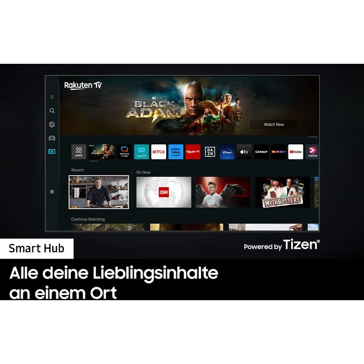 Samsung GQ75Q73CAT 189 cm (75 Zoll) QLED Smart TV (Ultra HD, HDR10+ Adaptive, HDR10+ Gaming, HDR, HLG, Edge LED) Twin-HD-Triple-Tuner (Satellit, Antenne, Kabel) Modelljahr 2023 Energieklasse F (DE-Modell) – Bild 8