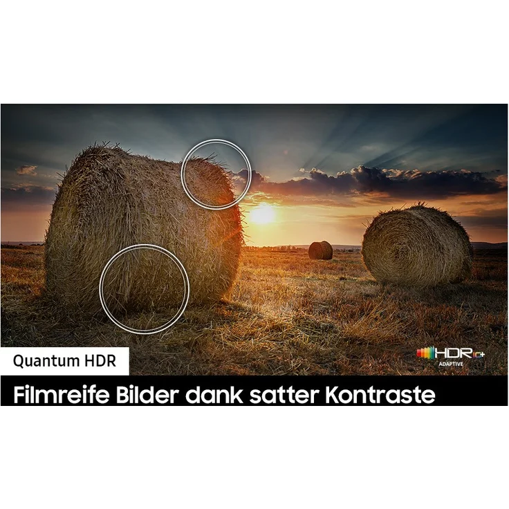 Samsung GQ75Q73CAT 189 cm (75 Zoll) QLED Smart TV (Ultra HD, HDR10+ Adaptive, HDR10+ Gaming, HDR, HLG, Edge LED) Twin-HD-Triple-Tuner (Satellit, Antenne, Kabel) Modelljahr 2023 Energieklasse F (DE-Modell) – Bild 9