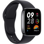 Xiaomi Redmi Watch 3 Smartwatch GPS, Unisex, Einheitsgröße, TPU-Armband, Black