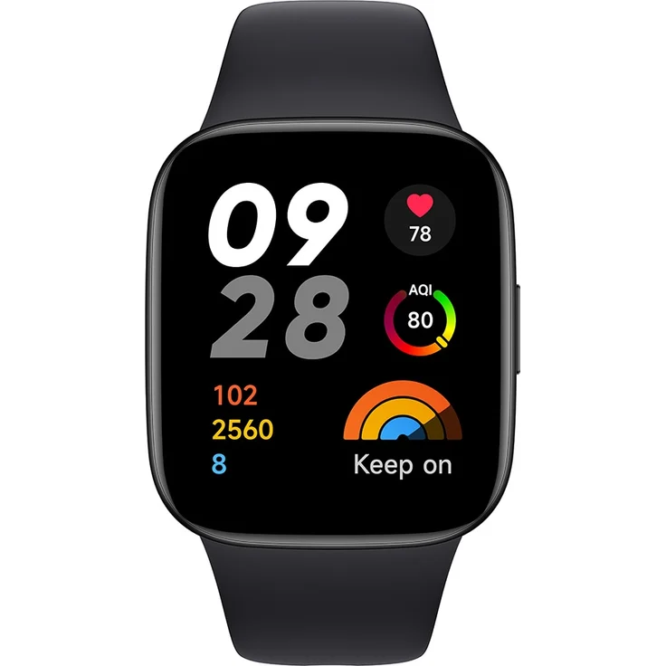 Xiaomi Redmi Watch 3 Smartwatch GPS, Unisex, Einheitsgröße, TPU-Armband, Black – Bild 3