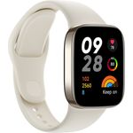 Xiaomi Redmi Watch 3 Smartwatch GPS, Unisex, Einheitsgröße, Silikonarmband, Ivory