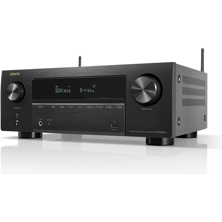 Denon AVR-X28000H 7.2-Kanal AV-Receiver (8K, 150 W pro Kanal, Dolby Atmos), schwarz – Bild 3