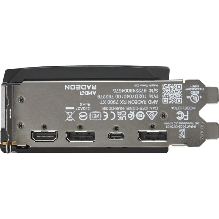 XFX Radeon RX 7900 XT - 20GB GDDR6, HDMI, DisplayPort, USB-C (RX-79TMBABF9) – Bild 3