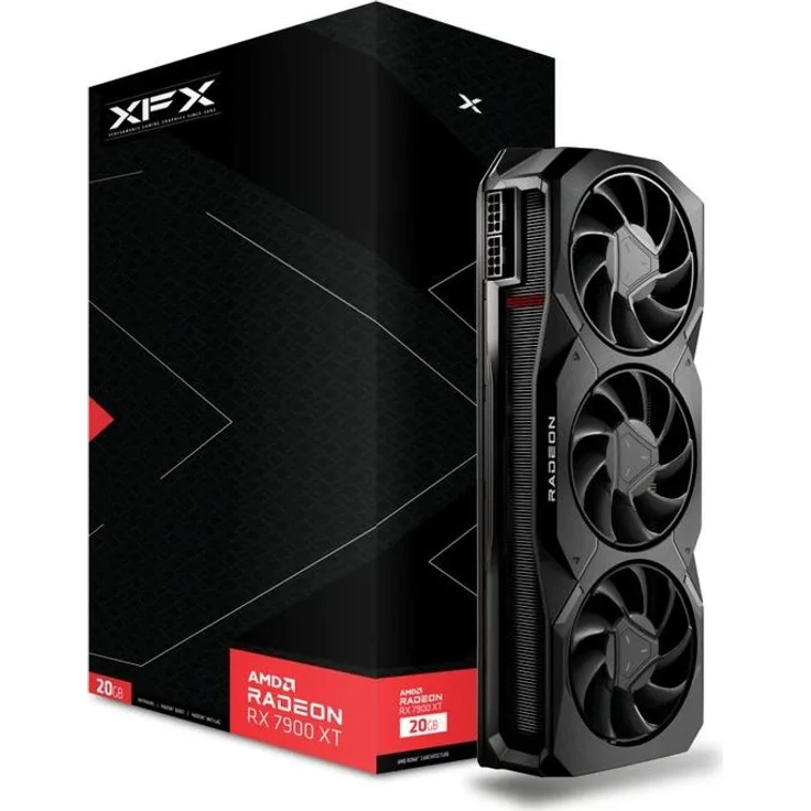 XFX Radeon RX 7900 XT - 20GB GDDR6, HDMI, DisplayPort, USB-C (RX-79TMBABF9)