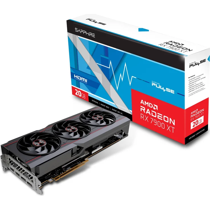 Sapphire Pulse Radeon RX 7900 XT - 20GB GDDR6, HDMI, DisplayPort (11323-02-20G) – Bild 1