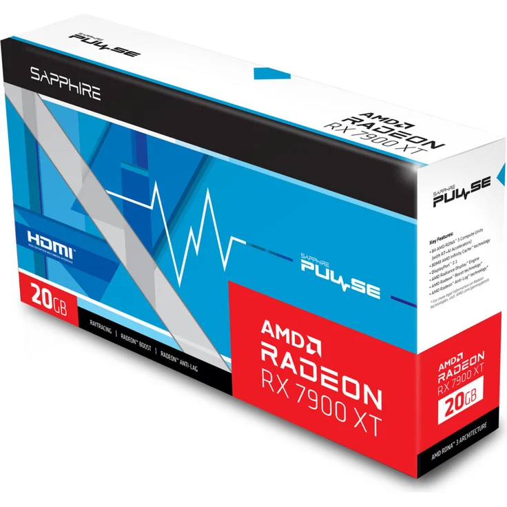 Sapphire Pulse Radeon RX 7900 XT - 20GB GDDR6, HDMI, DisplayPort (11323-02-20G) – Bild 6