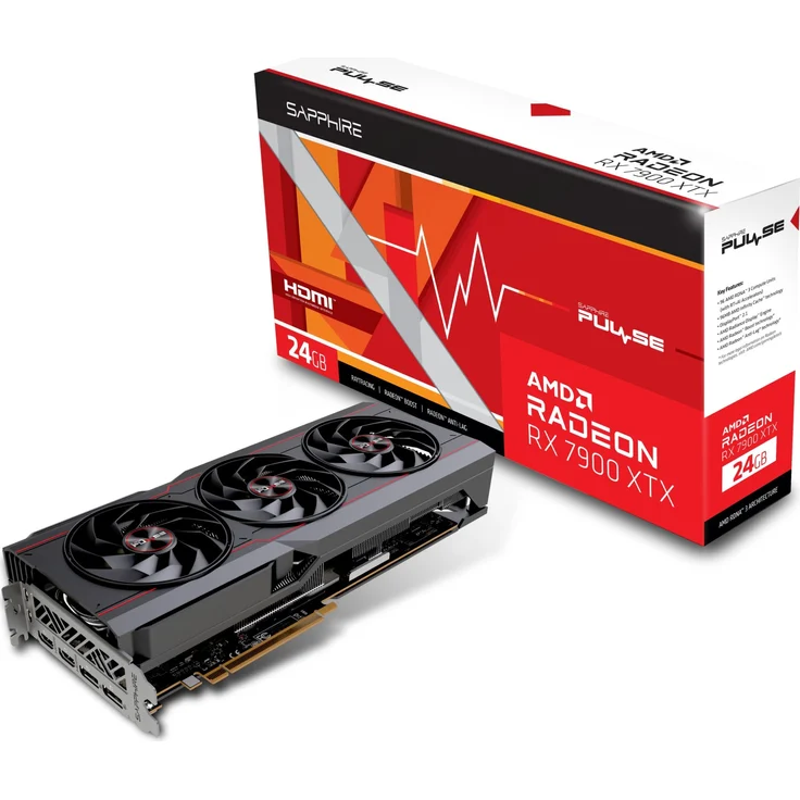 Sapphire Pulse Radeon RX 7900 XTX - 24GB GDDR6, HDMI, DisplayPort (11322-02-20G) – Bild 1