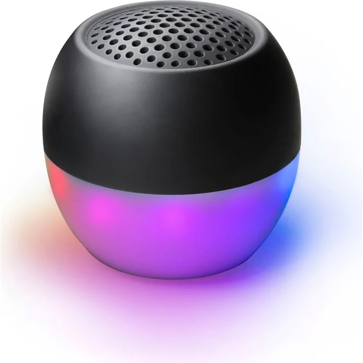 Boompods Tide Round Bluetooth Lautsprecher Soundflare, schwarz