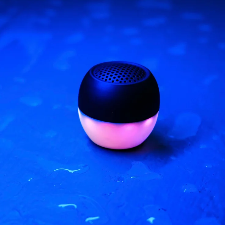 Boompods Tide Round Bluetooth Lautsprecher Soundflare, schwarz – Bild 4