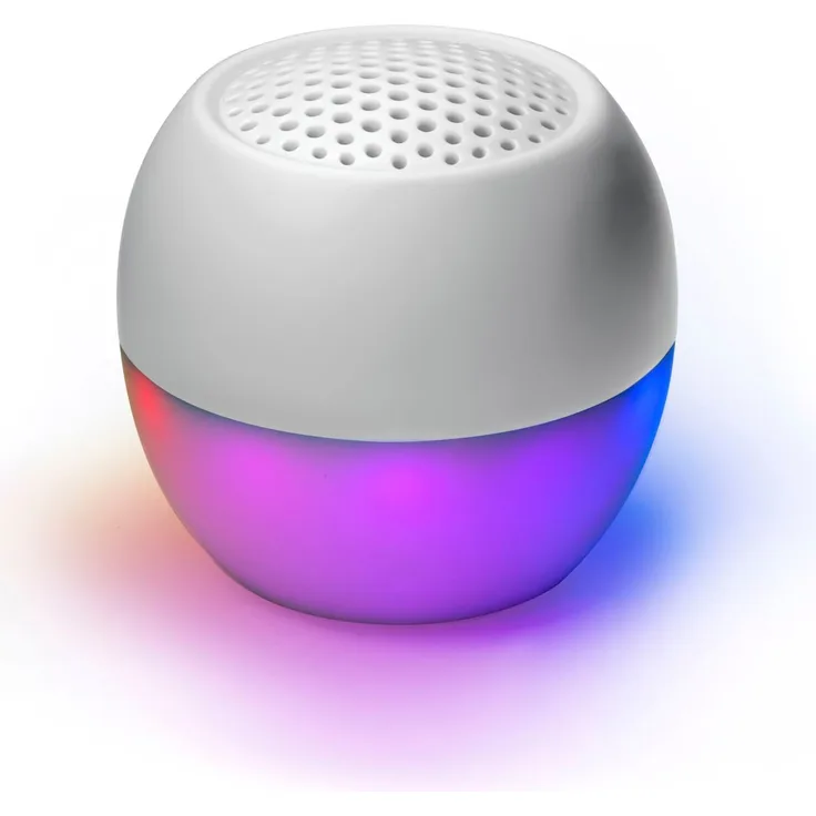 Boompods Tide Round Bluetooth Lautsprecher Soundflare, weiß