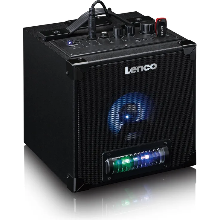 Lenco BTC-070BK Bluetooth Lautsprecher, schwarz