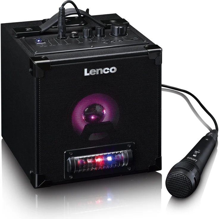 Lenco BTC-070BK Bluetooth Lautsprecher, schwarz – Bild 2