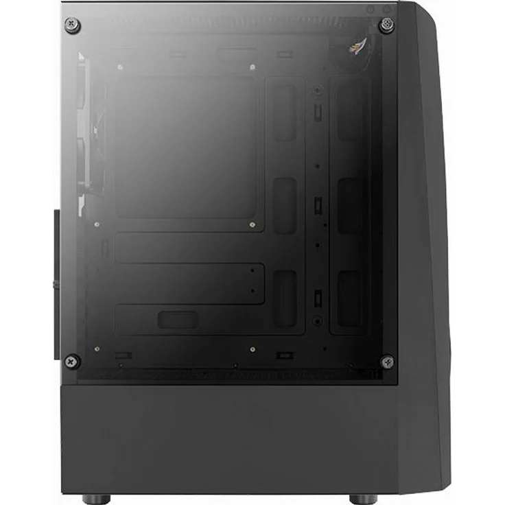 Aerocool Blade Tower-Gehäuse, schwarz, Tempered Glass – Bild 4