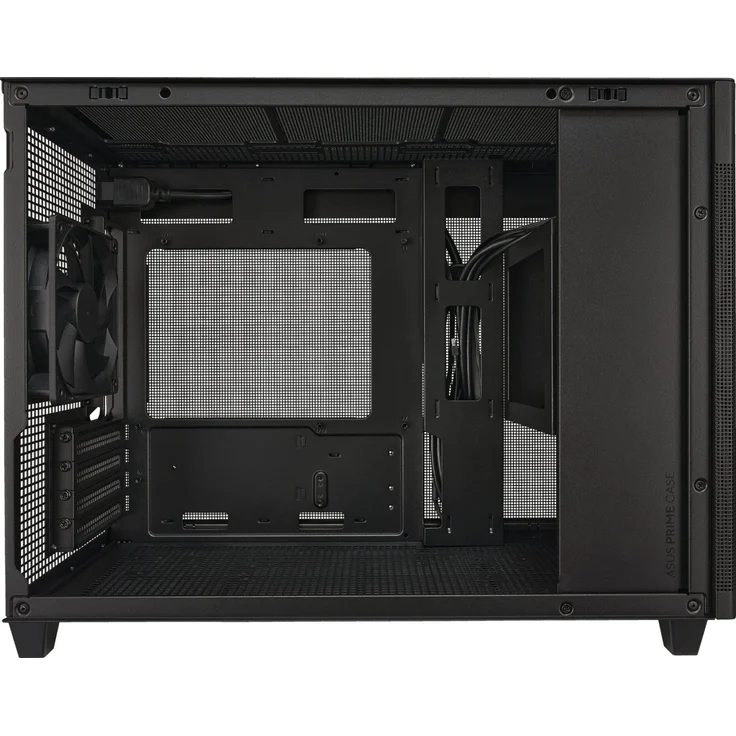 ASUS Prime AP201, schwarz, Glasfenster, ATX-Midi-Tower – Bild 4