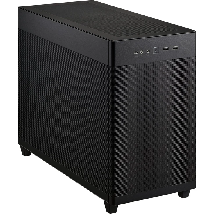 ASUS Prime AP201, schwarz, Glasfenster, ATX-Midi-Tower – Bild 3